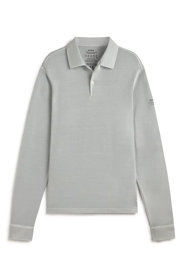 polo-patrick-gris-claro-de-ecoalf-50-algod-n-reciclado-y-50-algod-n-org-nico-sua image 1