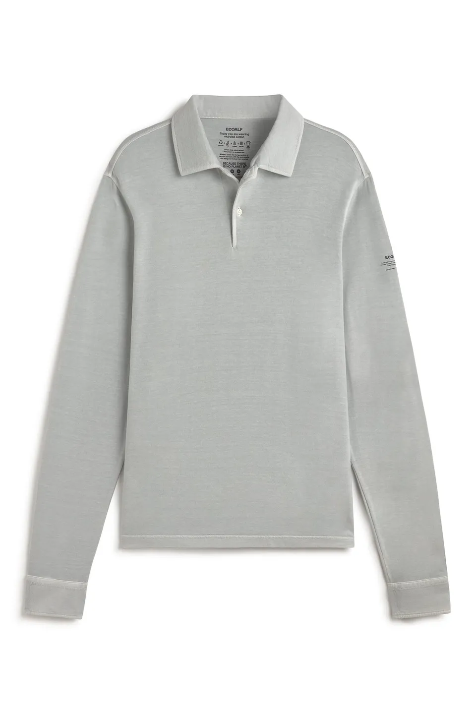 polo-patrick-gris-claro-de-ecoalf-50-algod-n-reciclado-y-50-algod-n-org-nico-sua image 1