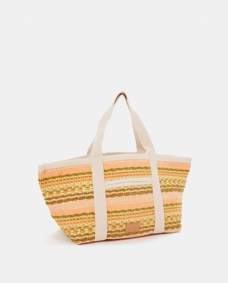 abbacino-bolsa-de-playa-capazo-amarillo-multicolor image 2