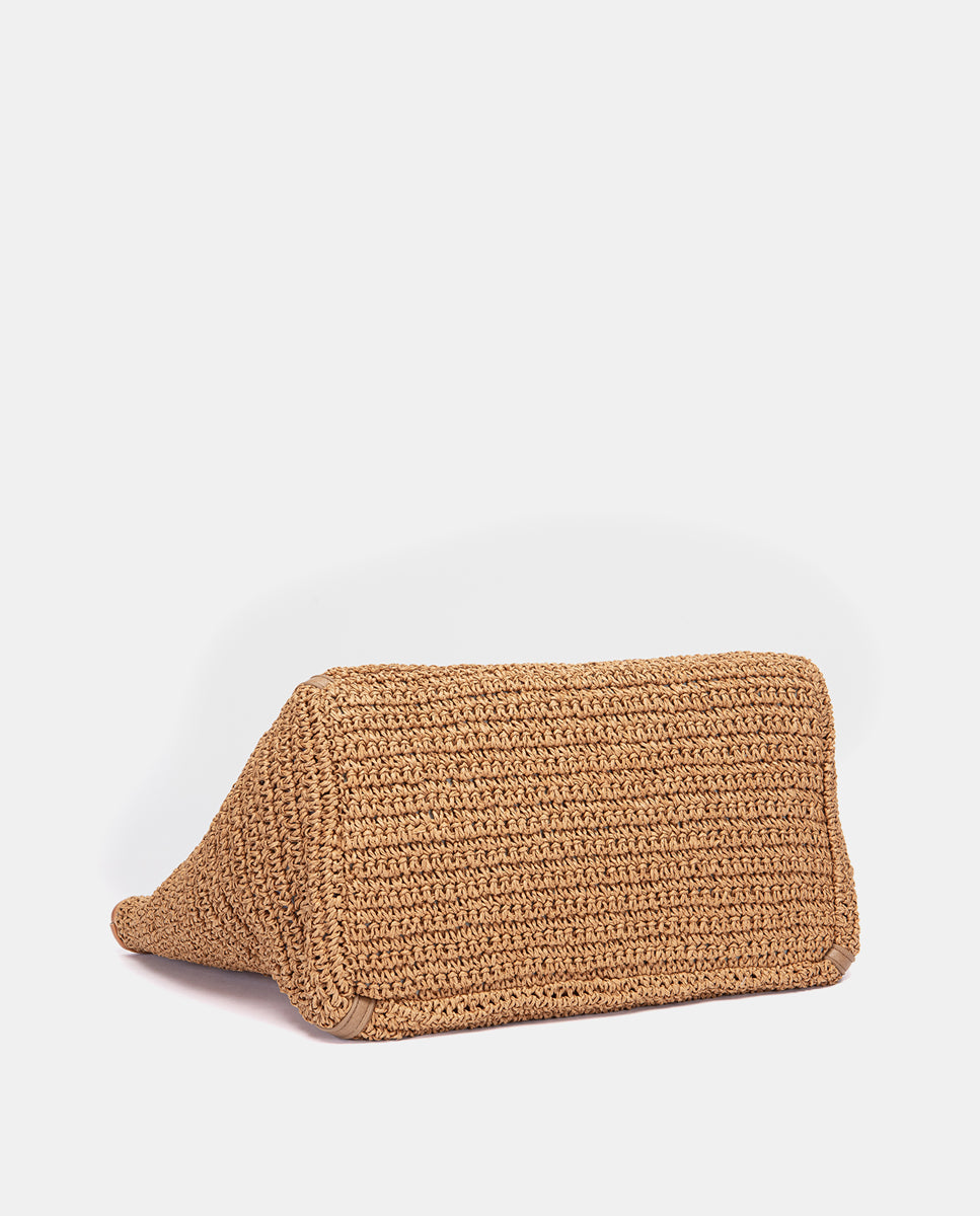 abbacino-capazo-shopper-de-rafia-camel image 4