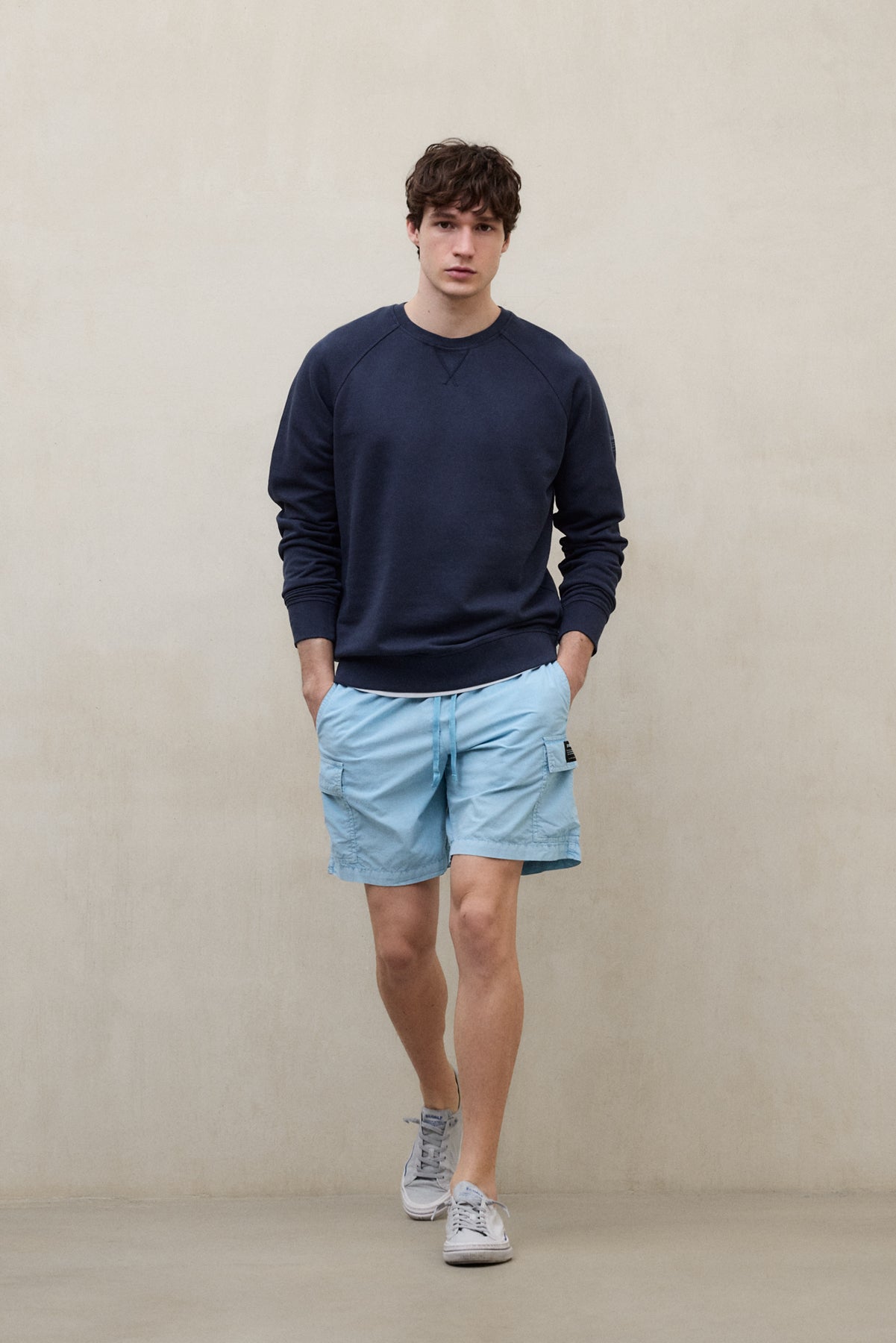 shorts-targo-de-ecoalf-azules-100-algod-n-regenerativo-fit-regular image 1
