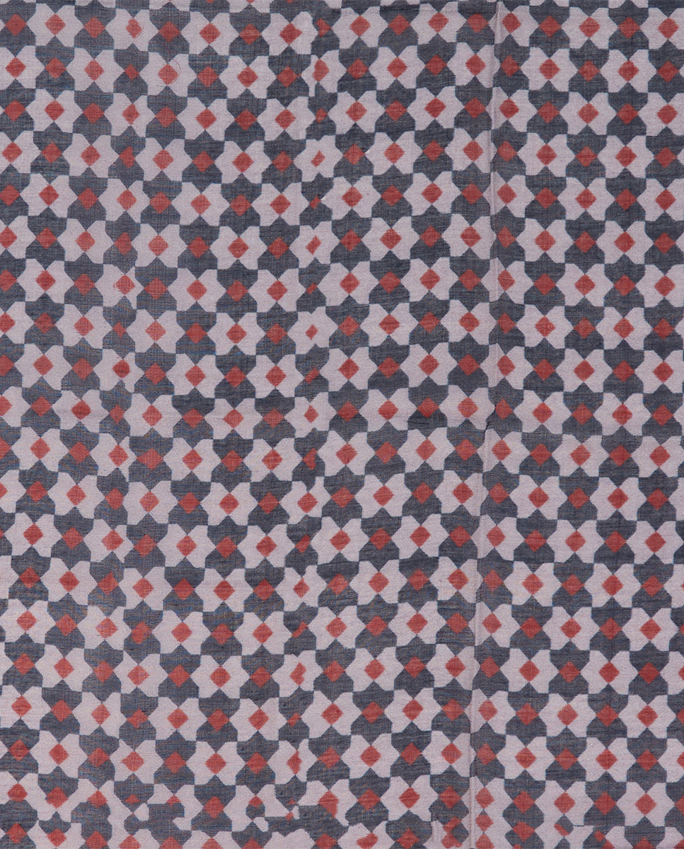 abbacino-bandana-de-seda-burdeos-con-estampado-geom-trico image 8