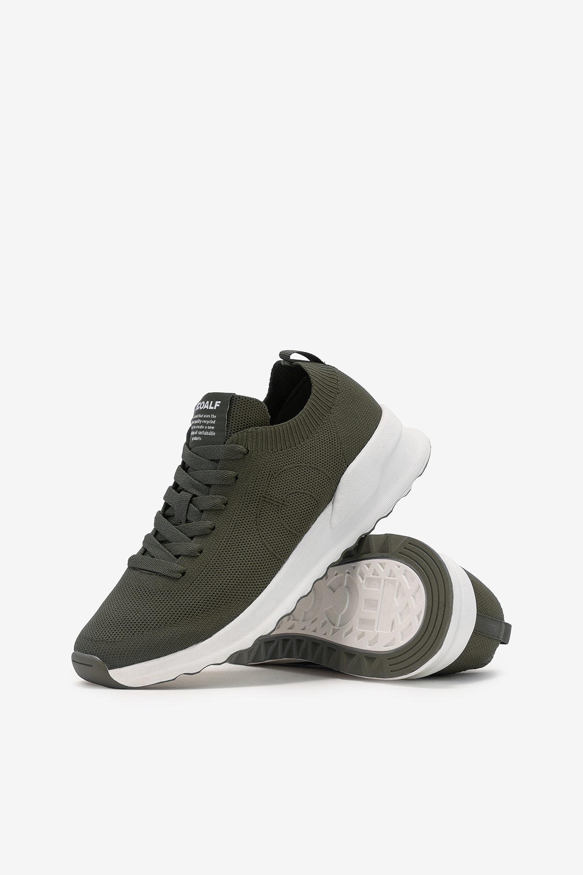 ecoalf-zapatillas-conde-de-punto-khaki-ocean-yarn-veganas-y-ligeras image 3
