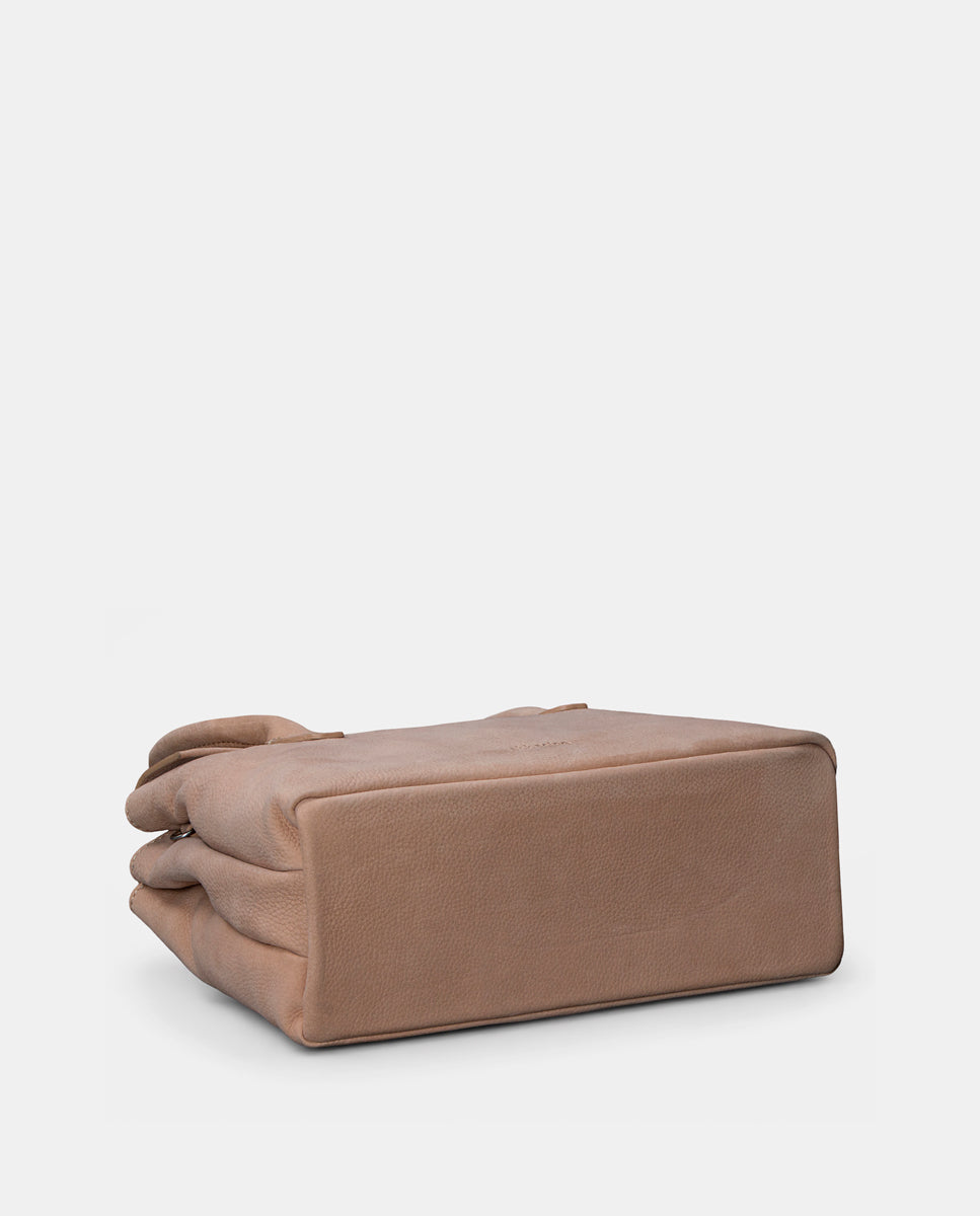 abbacino-bolso-de-mano-en-piel-beige-premium image 5