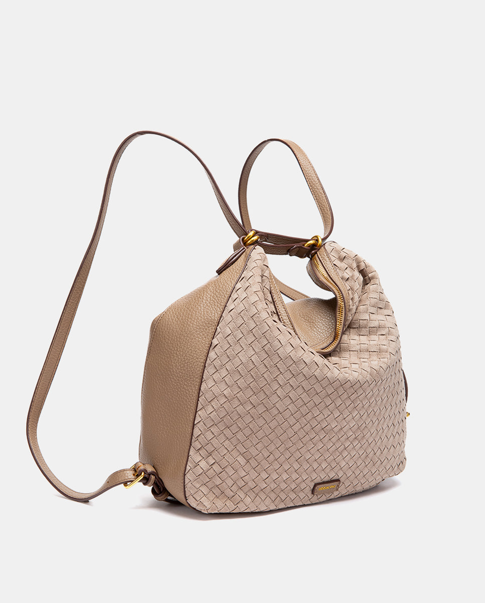 abbacino-bolso-multifuncional-trenzado-beige image 4