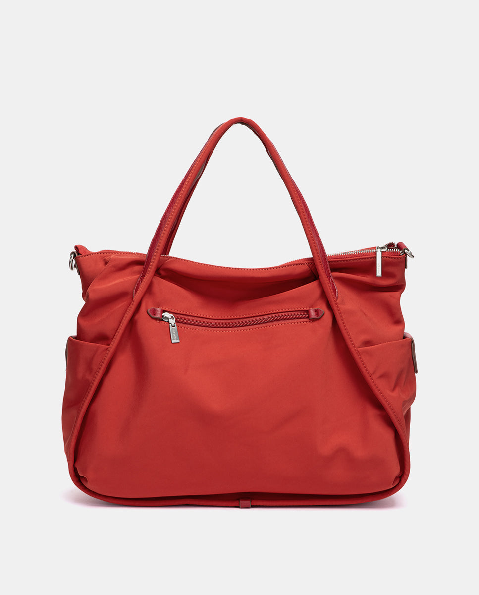 abbacino-bolso-de-hombro-tejido-reciclado-rojo image 3