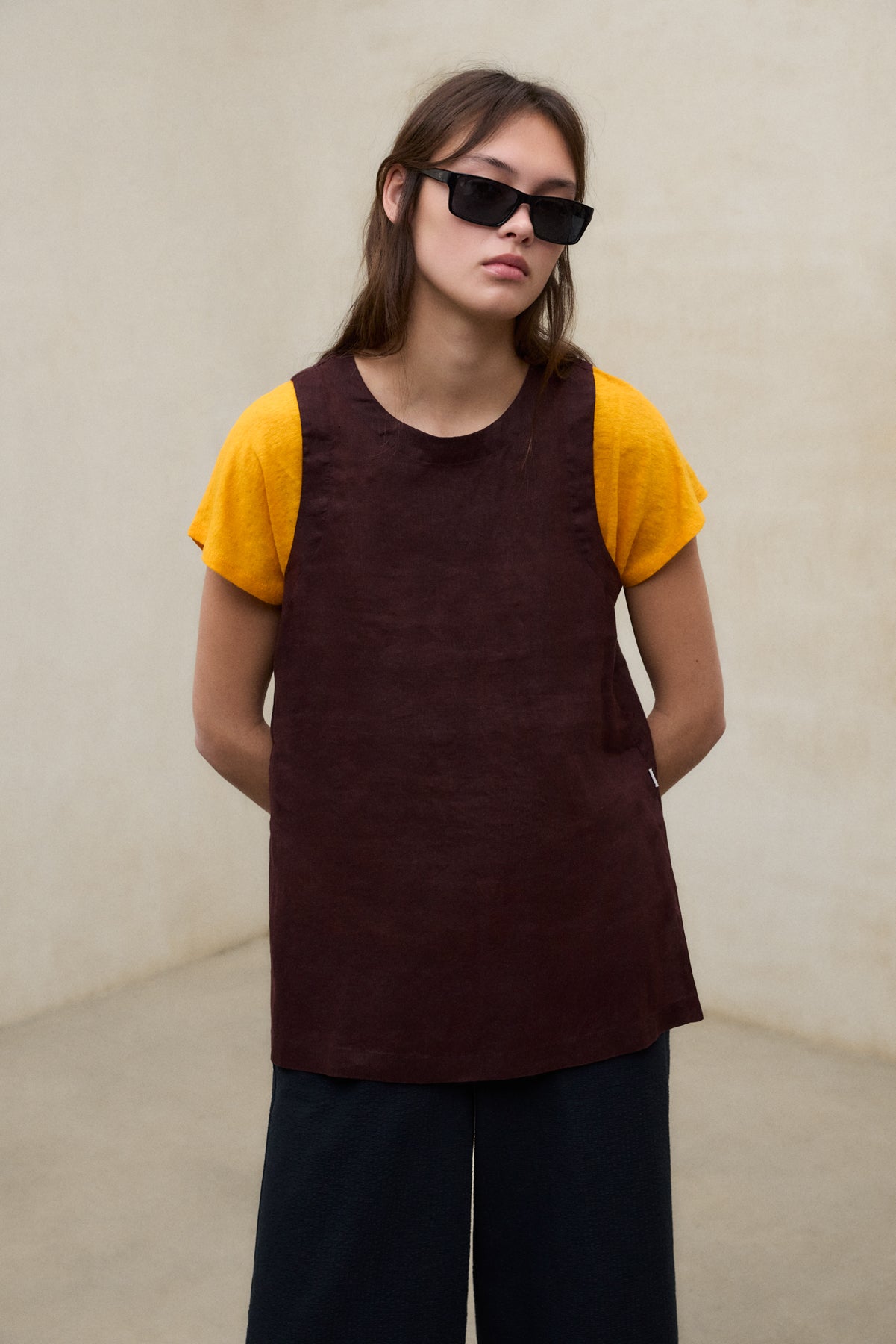 camisa-sia-marr-n-de-ecoalf image 6