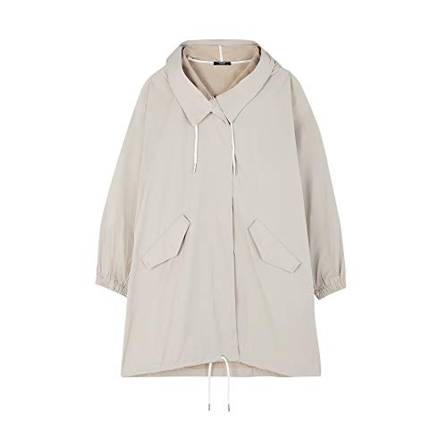 parfois-chaqueta-ligera-con-capucha-beige-mujer image 3