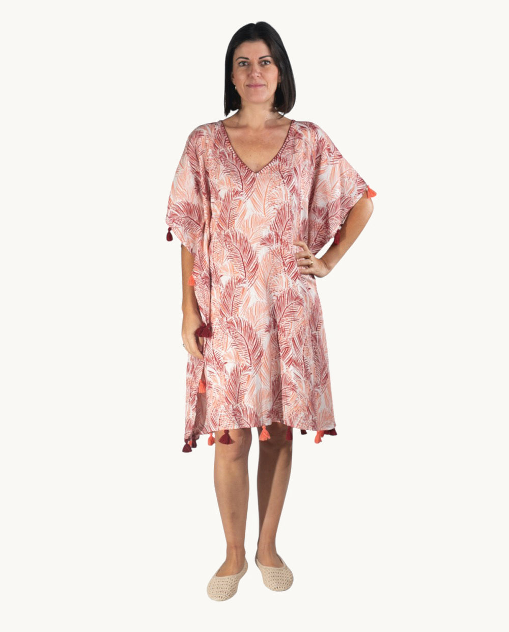 kbas-kurta-de-algod-n-talla-nica-color-naranja image 1