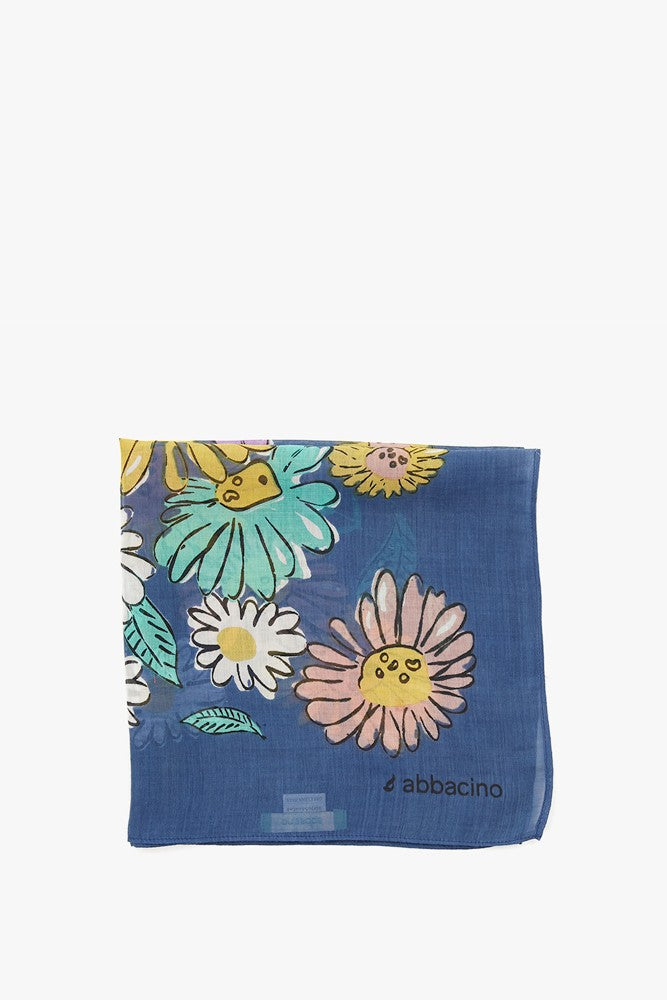 bandana-abbacino-floral-azul-seda-y-modal image 4