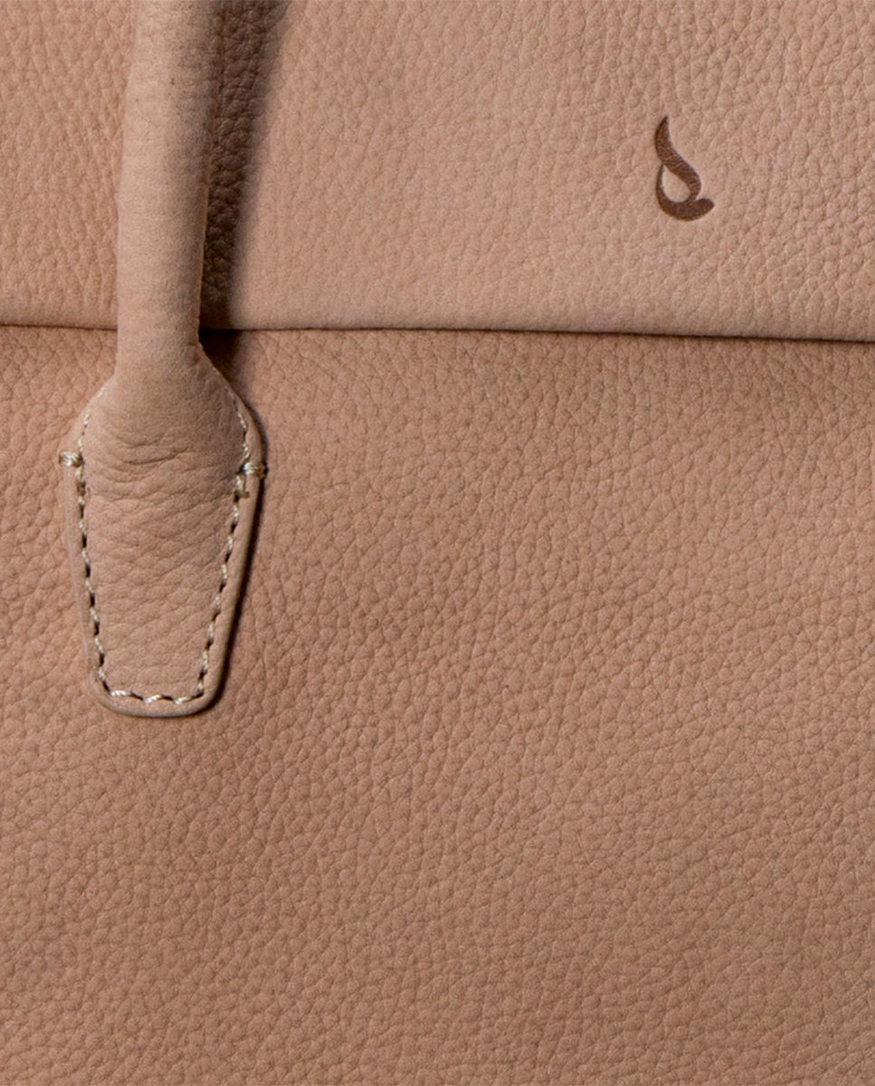 abbacino-bolso-de-mano-en-piel-beige-premium image 8