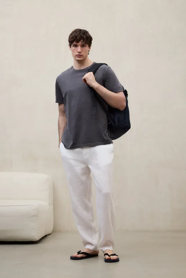 ecoalf-pantalones-de-lino-ethiwin-blanco-para-hombre image 1
