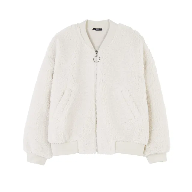 parfois-chaqueta-bomber-de-borreguillo-mujer image 1