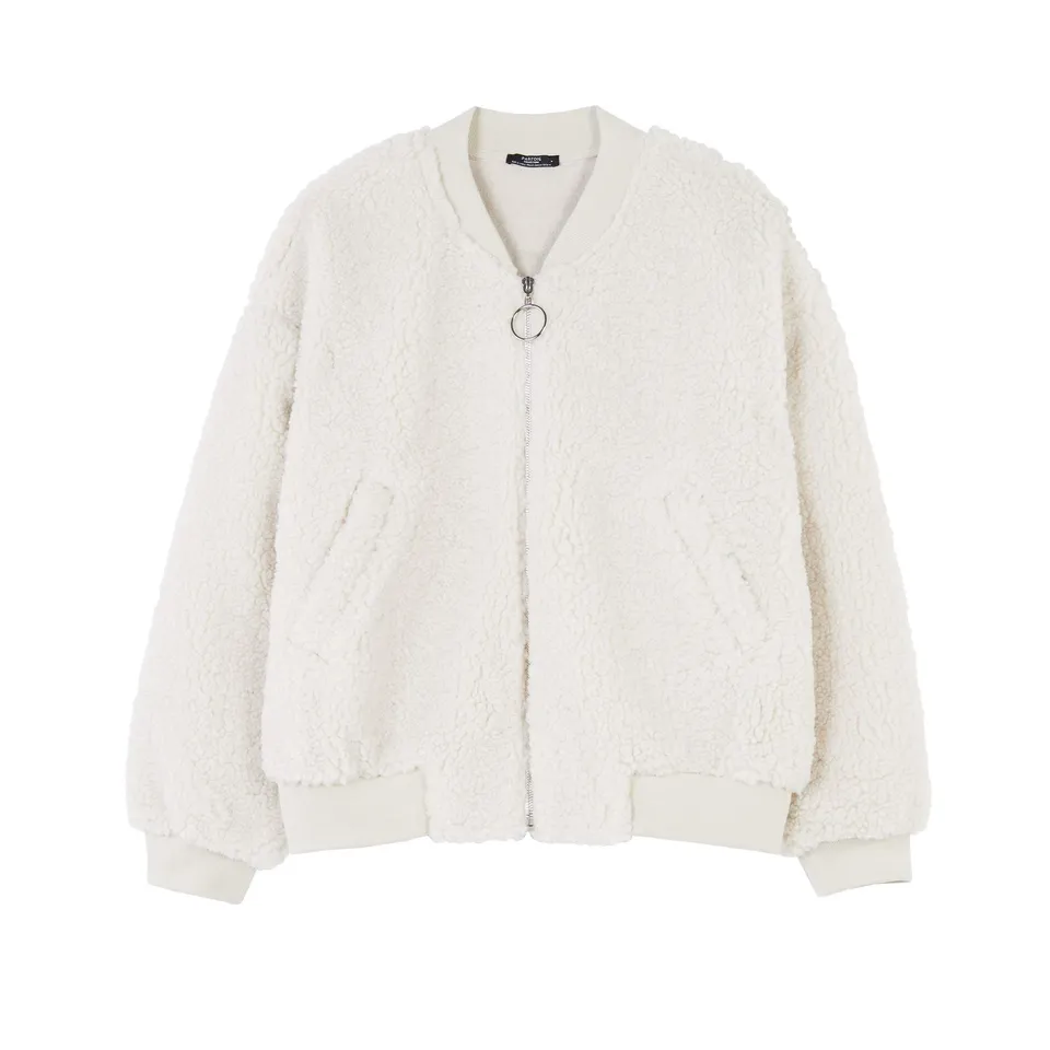 parfois-chaqueta-bomber-de-borreguillo-mujer image 1