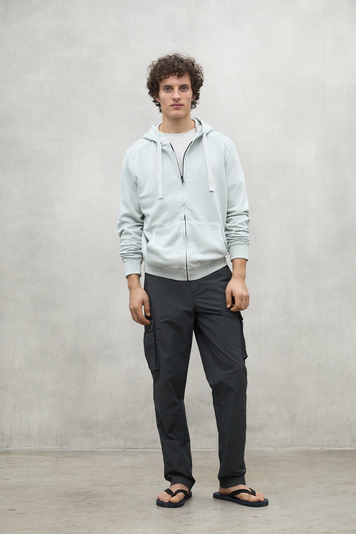 ecoalf-sudadera-rena-blanca-de-hombre-100-algod-n-reciclado-cremallera-central-y image 1