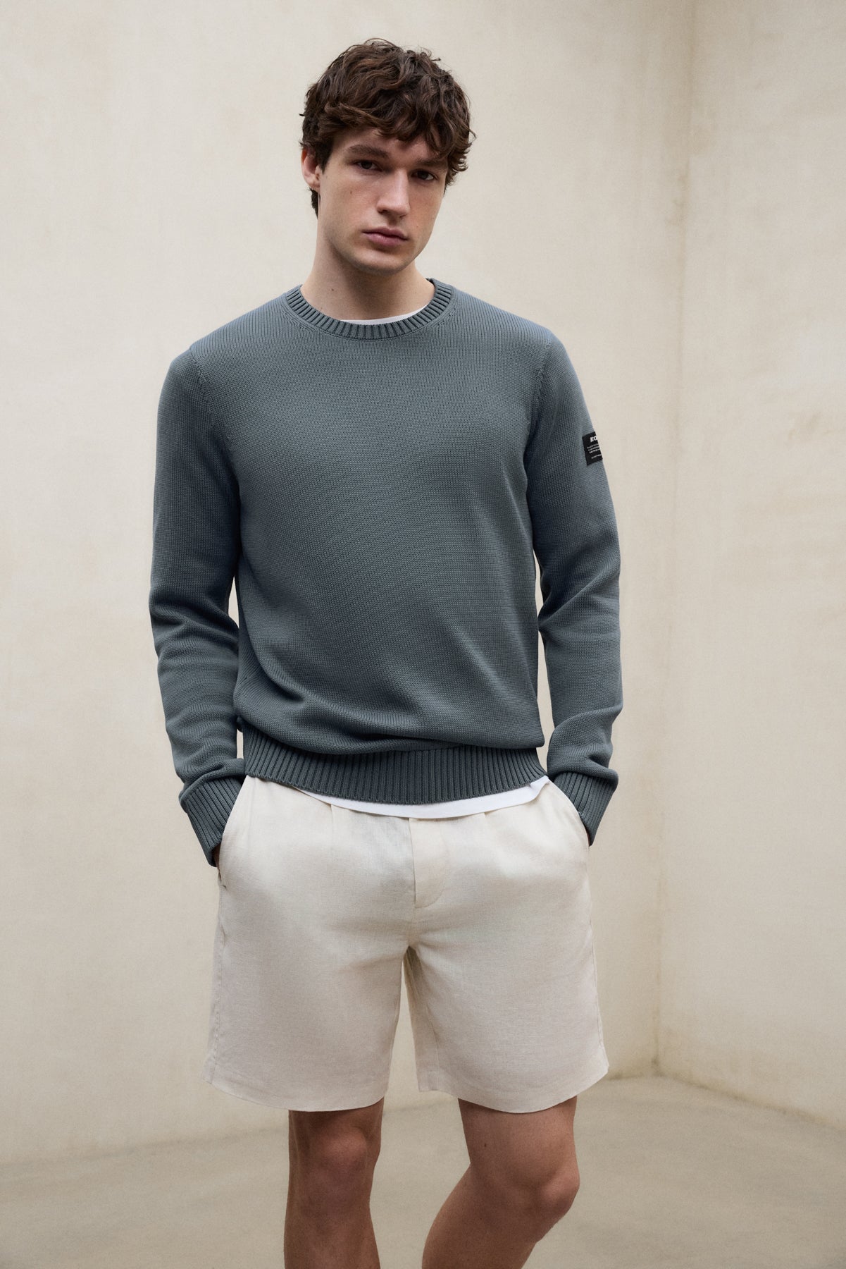 jersey-ecoalf-tail-verde-hombre-50-algod-n-reciclado-fit-regular-lavado-a-la-pie image 3