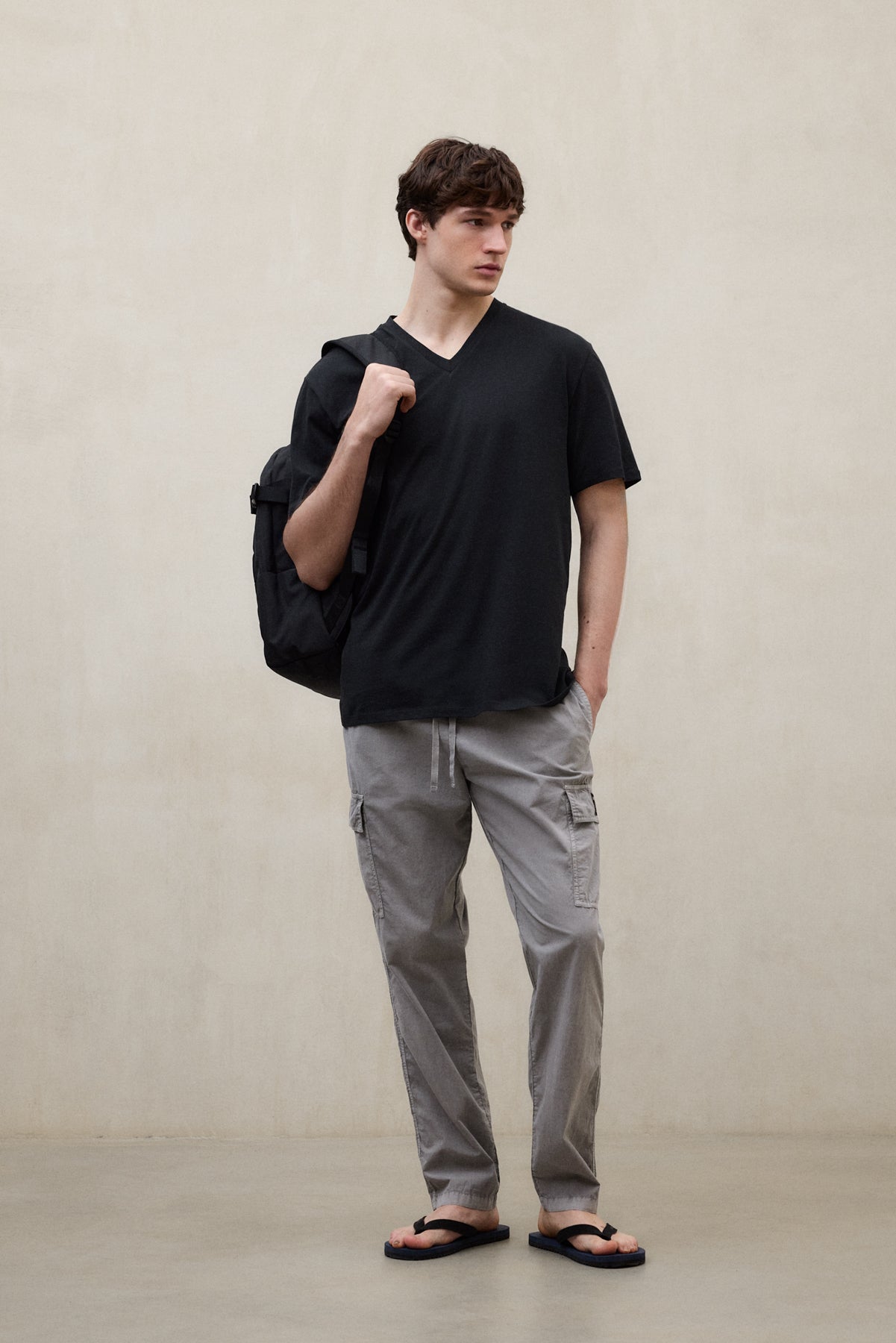 ecoalf-kars-camiseta-negra-hombre image 3