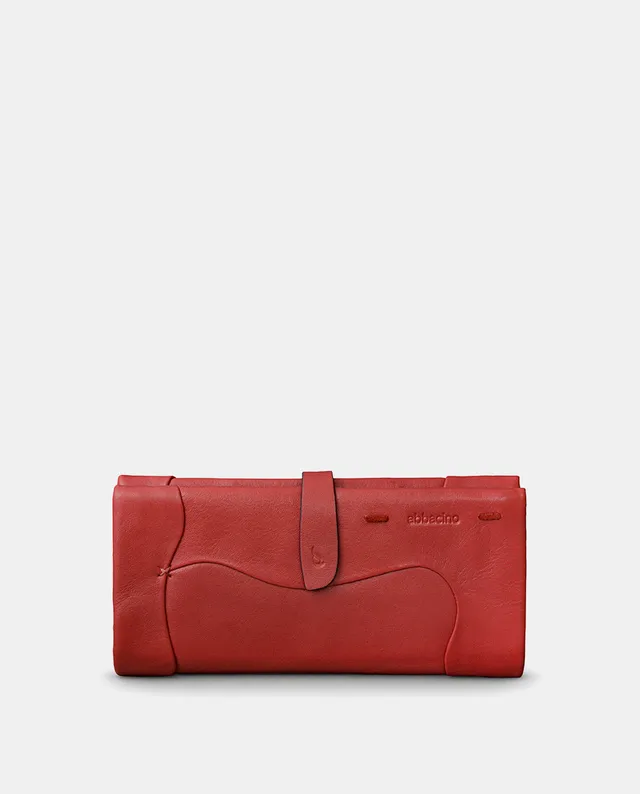 abbacino-cartera-grande-de-mujer-en-piel-roja image 1