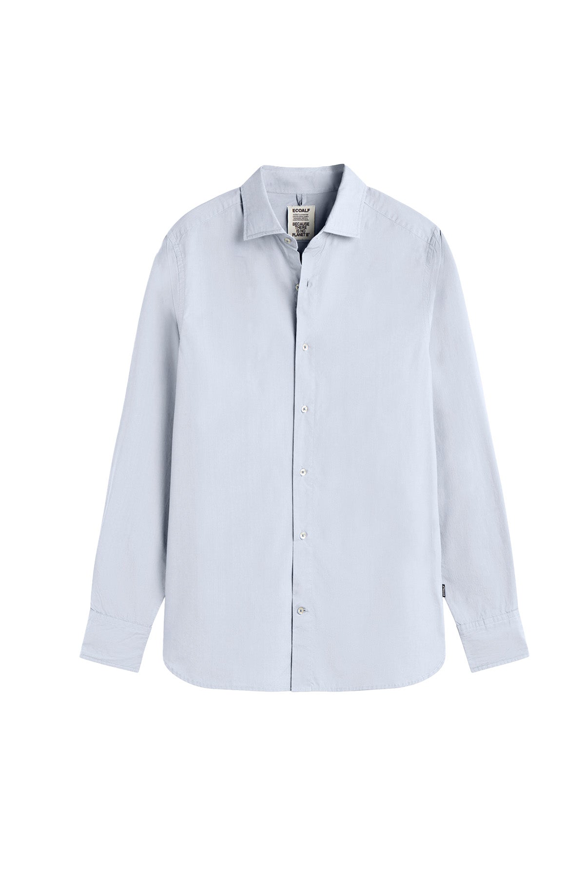 camisa-ecoalf-alfredo-azul-claro-de-algod-n-org-nico-para-hombre image 5