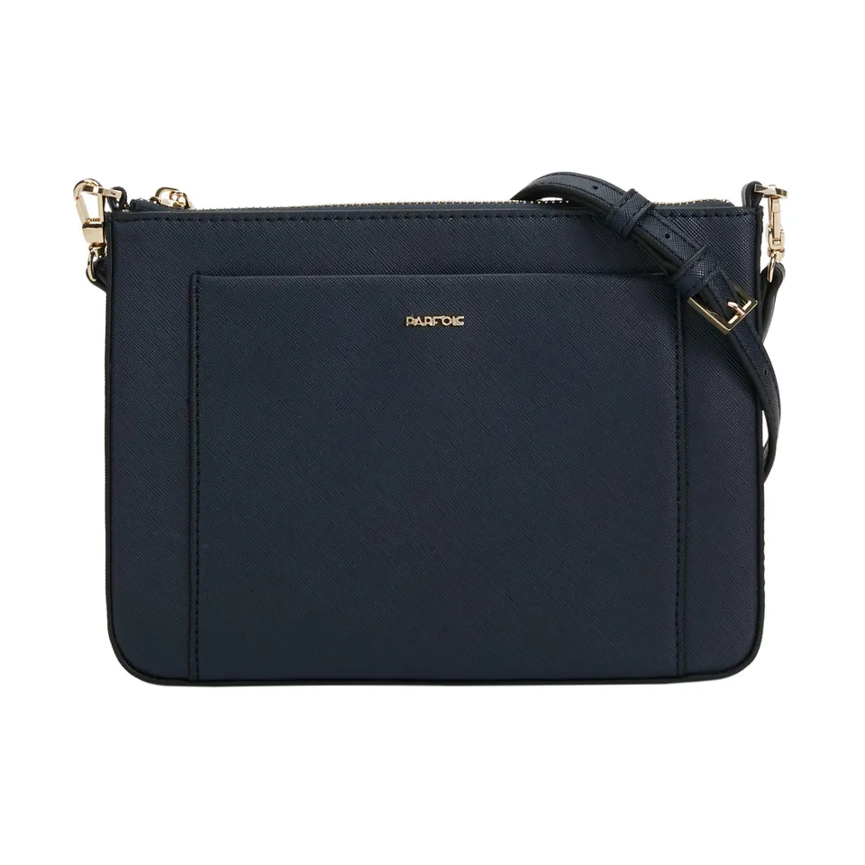 parfois-clutch-bandolera-lisa-talla-m-azul-marino-mujer image 1
