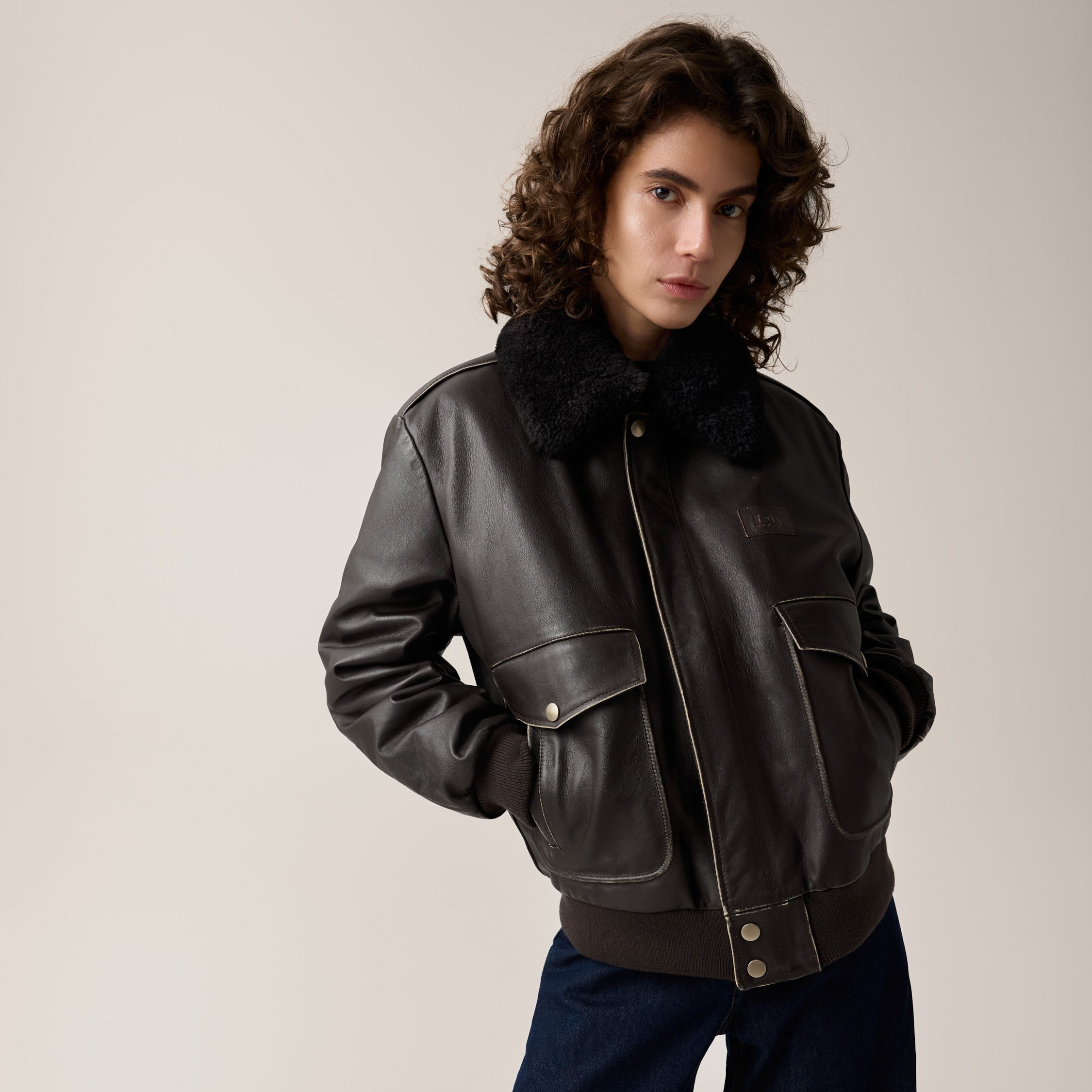 lois-ethan-flight-jacket-chaqueta-de-piel-de-vacuno-para-hombre image 4