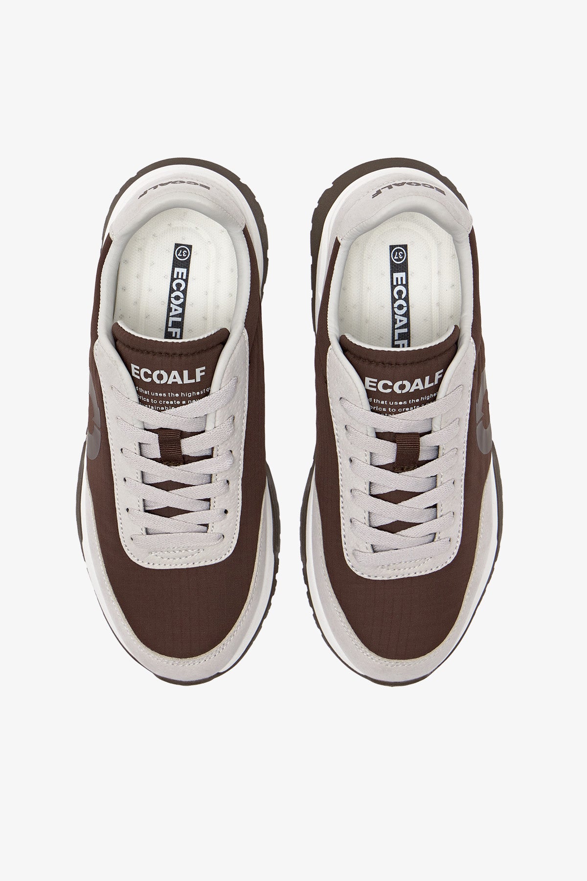 zapatilla-ventura-marr-n-de-mujer-ecoalf-poli-ster-reciclado-veganas image 4