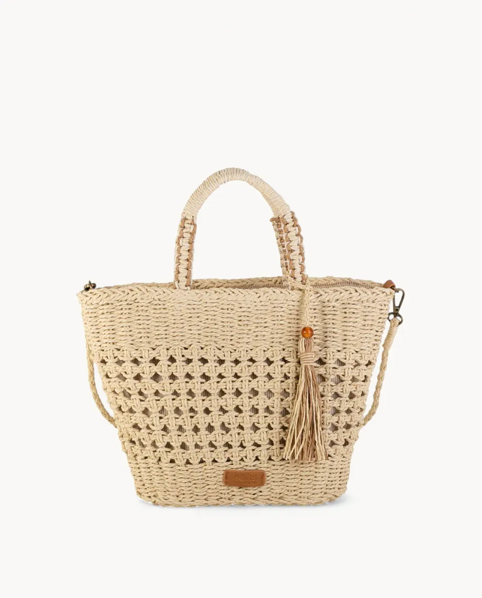 kbas-bolso-tote-de-fibra-natural-con-cierre-saco-color-natural image 1