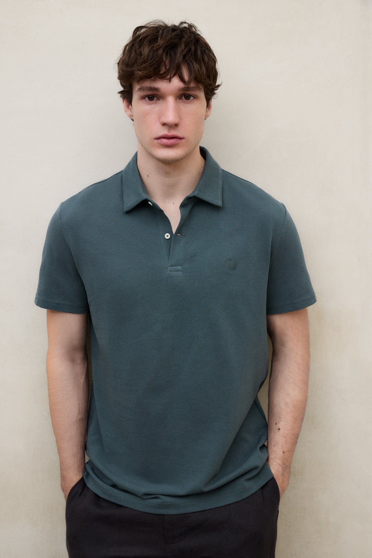 ecoalf-polo-simon-verde-de-algod-n-reciclado-para-hombre image 2