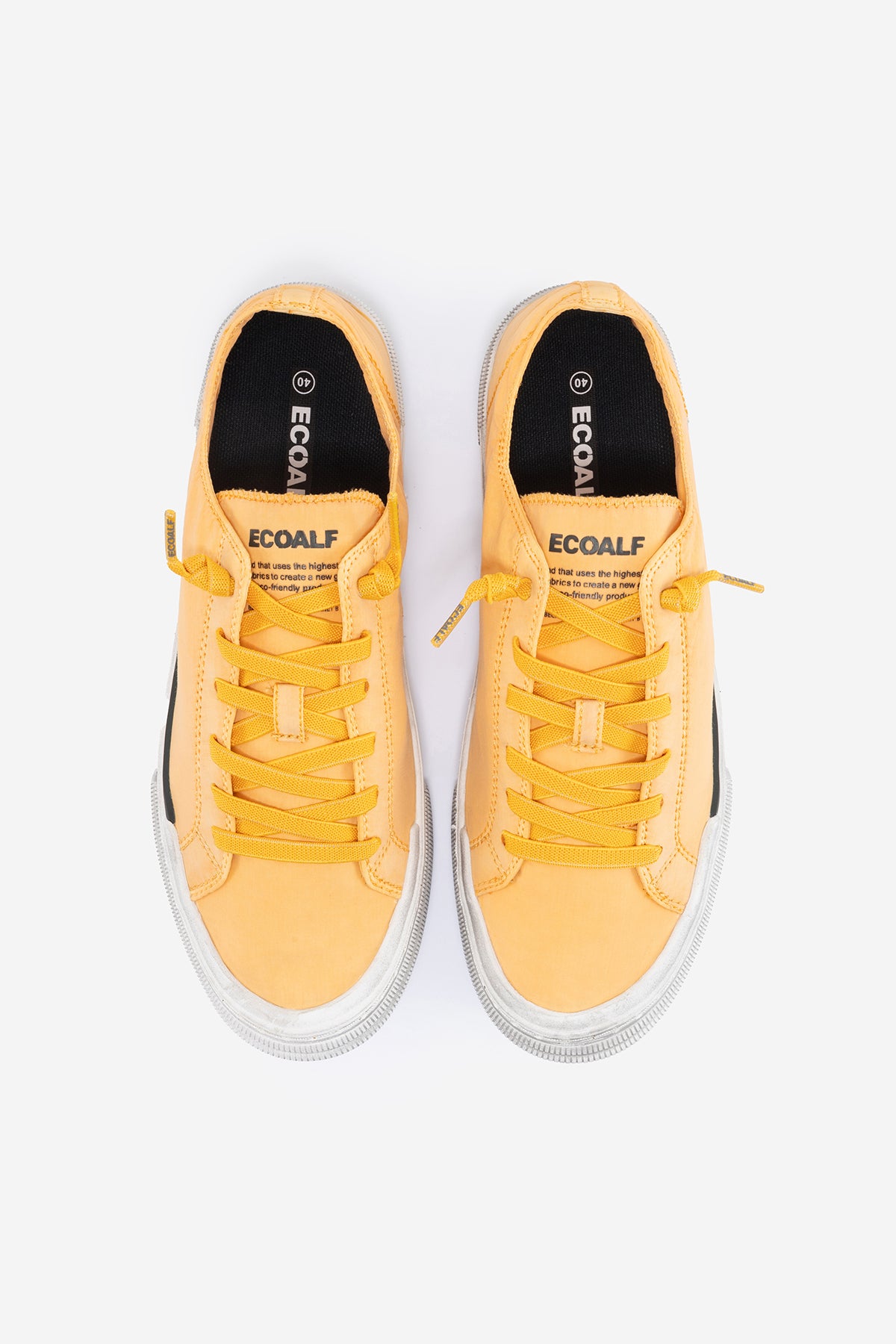zapatilla-ecoalf-strenk-naranja-de-mujer-de-poliamida-reciclada image 2