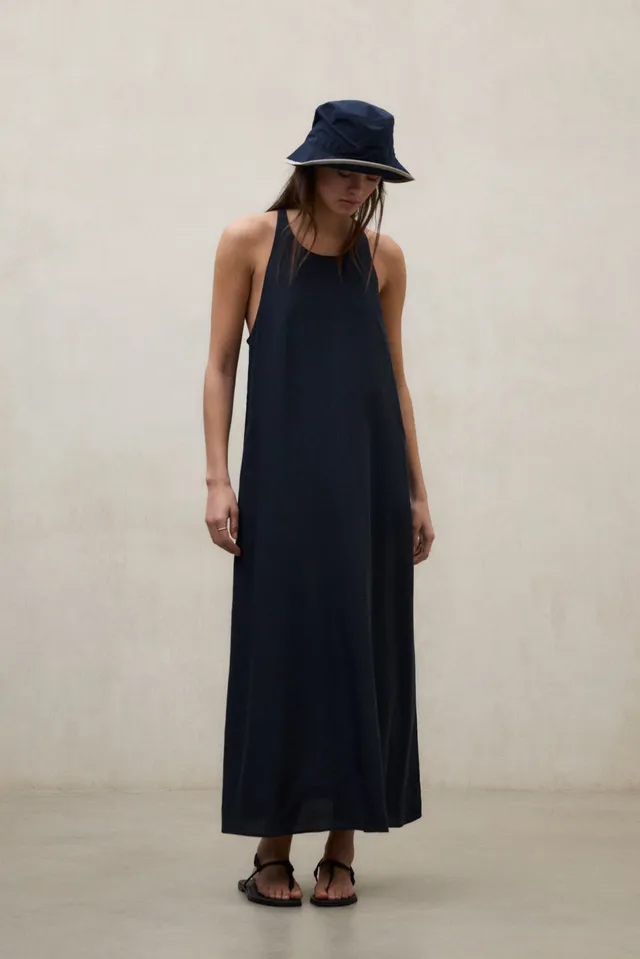 ecoalf-crome-vestido-mujer-azul-marino image 1