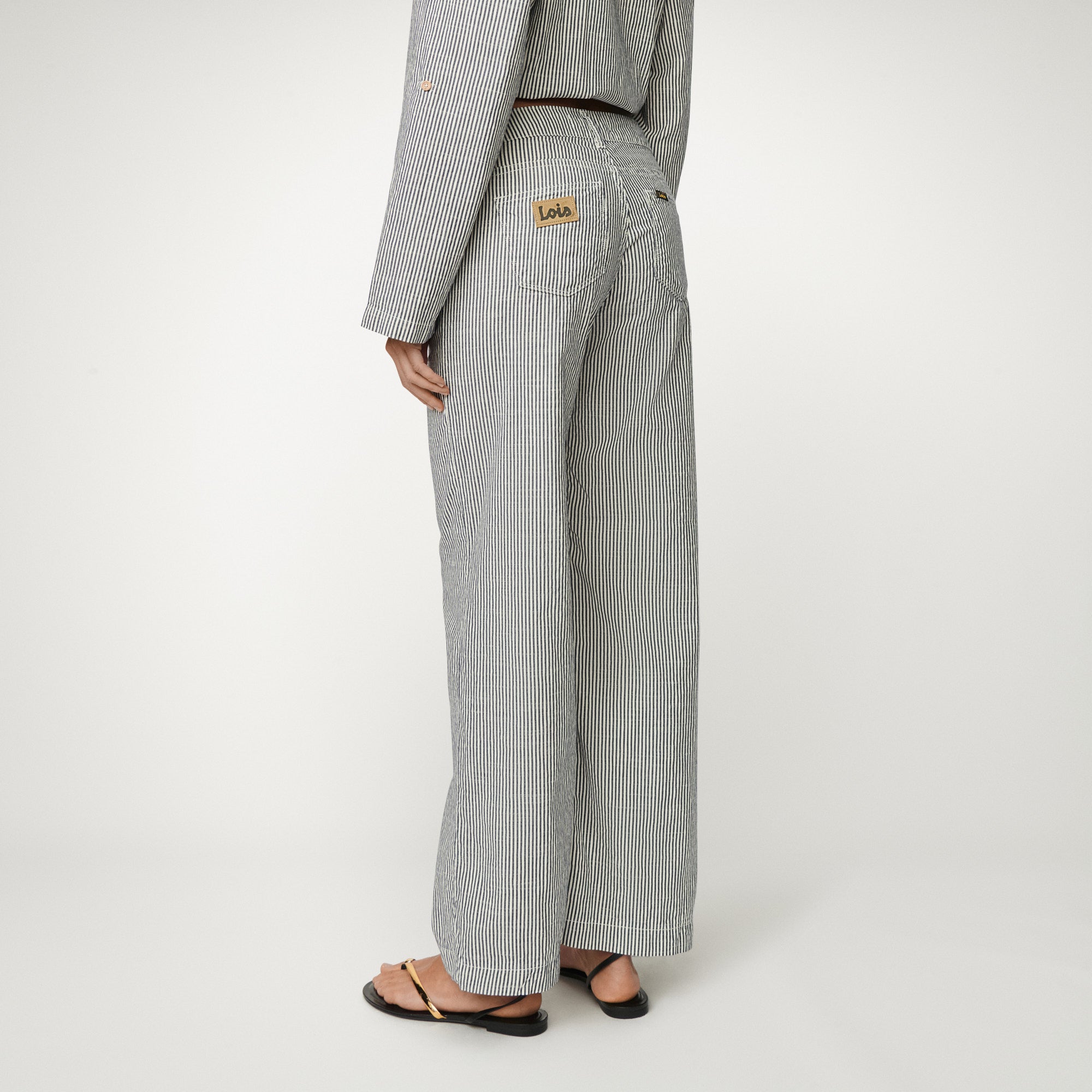 lois-culotte-2172-7967-pantal-n-cropped-de-lino-con-rayas-fisherman image 3
