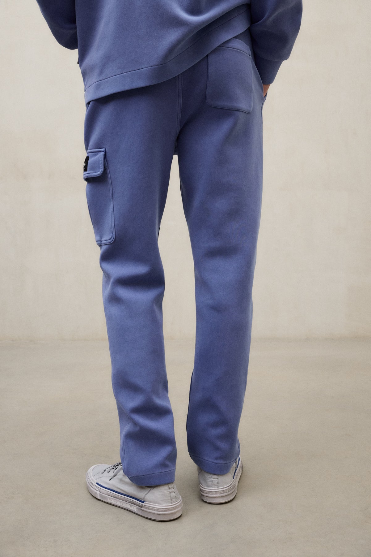 ecoalf-pantalones-mara-azul-neopreno-de-algod-n-org-nico-fit-recto-y-bolsillo-ca image 5