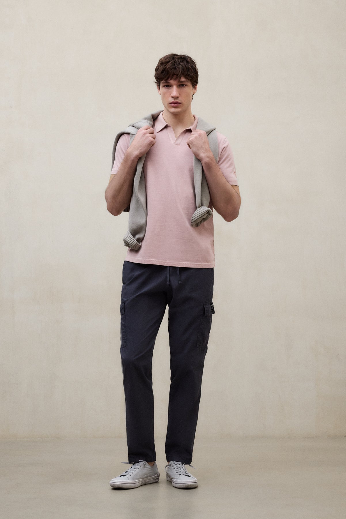 polo-ecoalf-enzo-algod-n-reciclado-rosa-hombre image 6