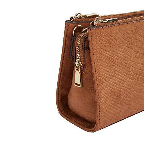 parfois-bolso-bandolera-grabada-asa-combinada-mujer-talla-m-camel image 8