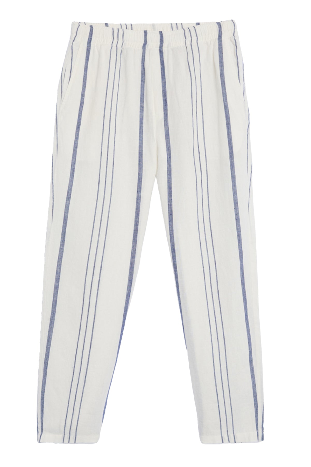 ecoalf-pantalones-de-rayas-gina-blanco-80-lino-fit-regular-tiro-medio-cintura-el image 6