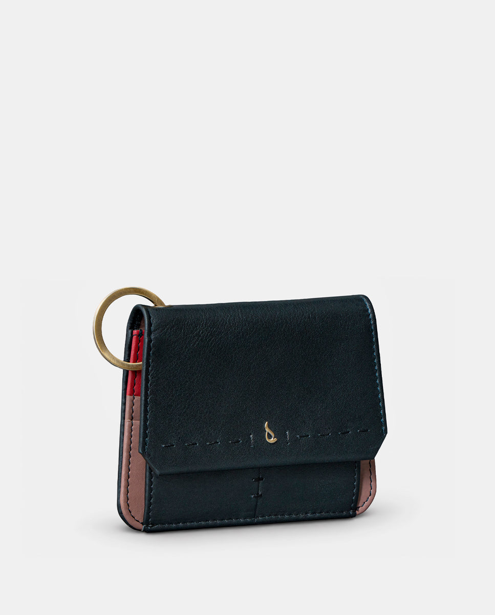 abbacino-monedero-mujer-piel-negro-solapa-con-anilla image 4