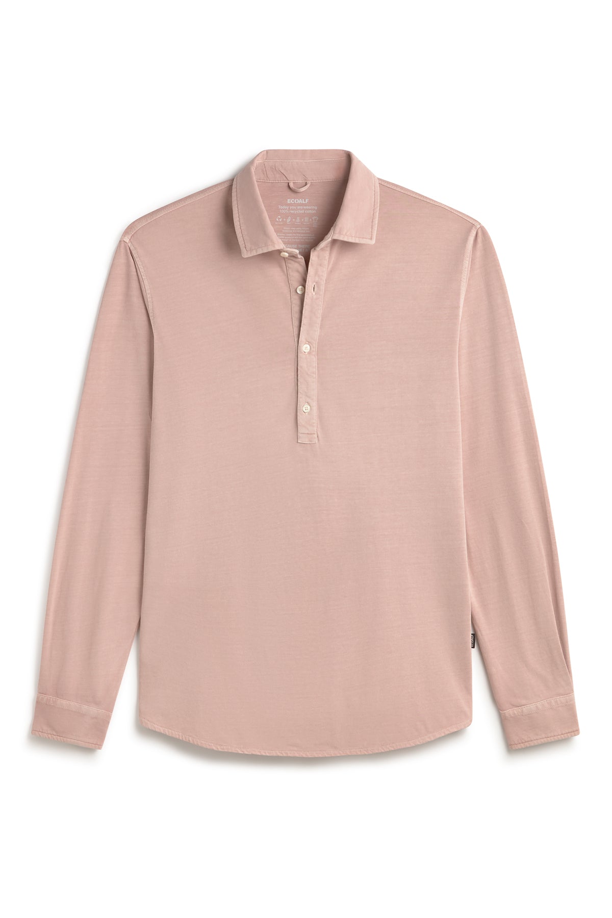 camisa-ecoalf-will-rosa-para-hombre image 5