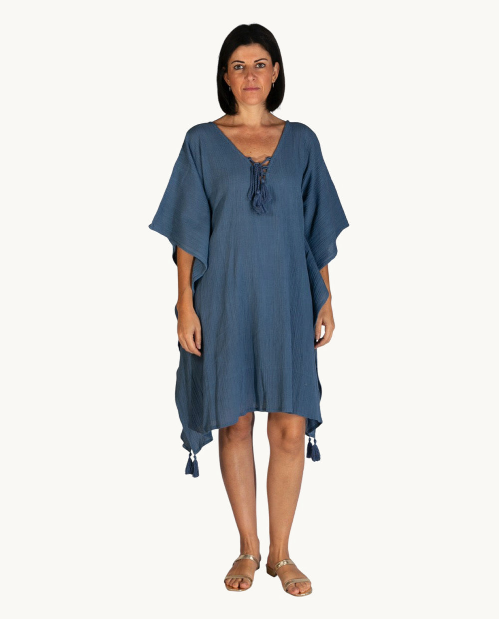 kbas-kurta-de-algod-n-talla-nica-color-azul image 1