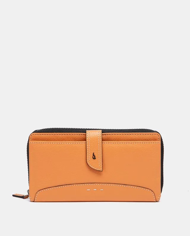 abbacino-cartera-grande-mujer-piel-vacuna-naranja image 1