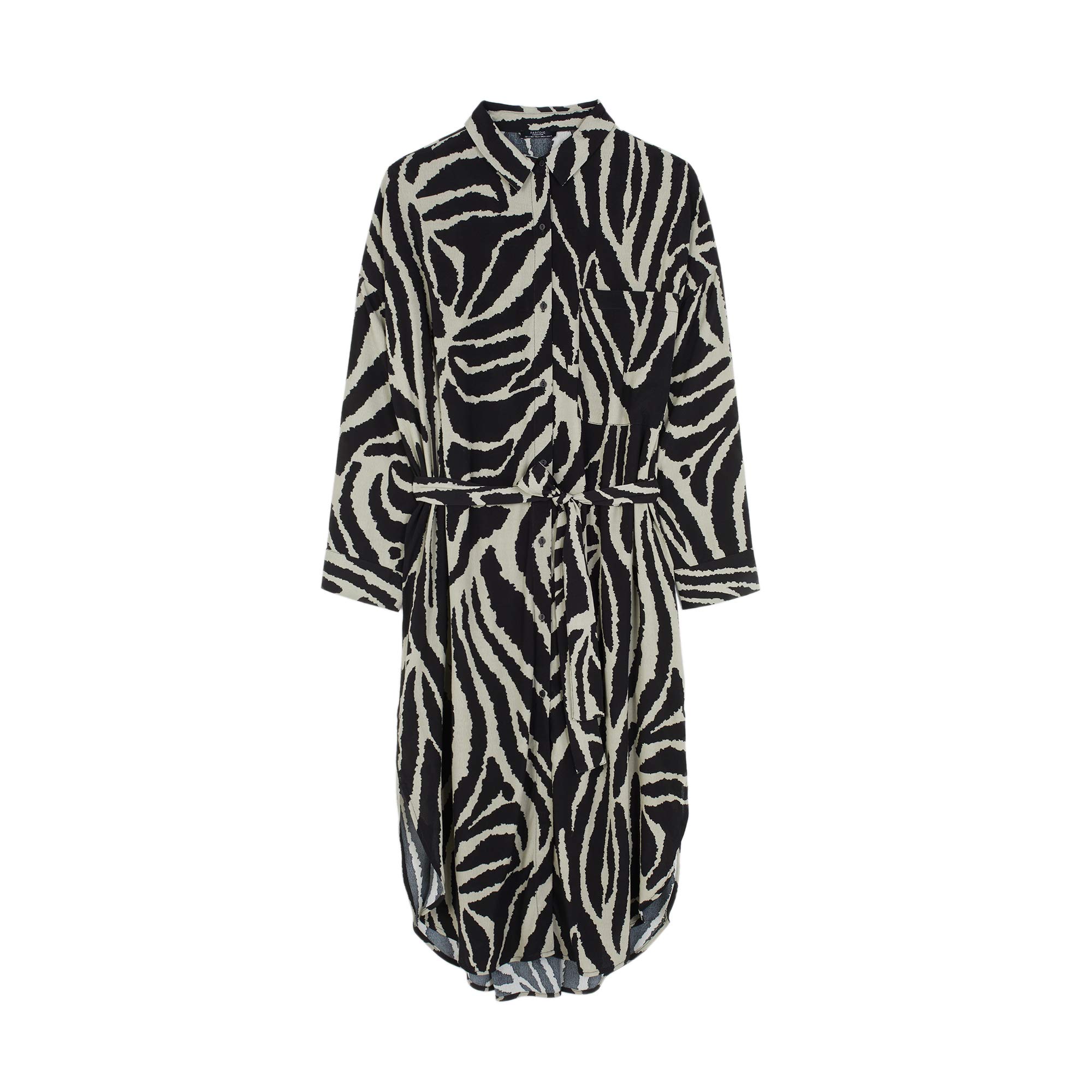 parfois-vestido-camisero-estampado-animal-mujer-2 image 1
