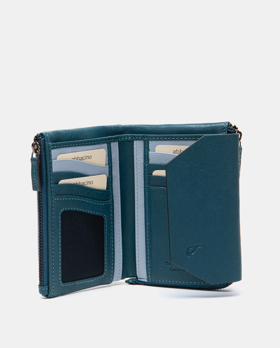 abbacino-cartera-mediana-mujer-en-piel-azul image 2