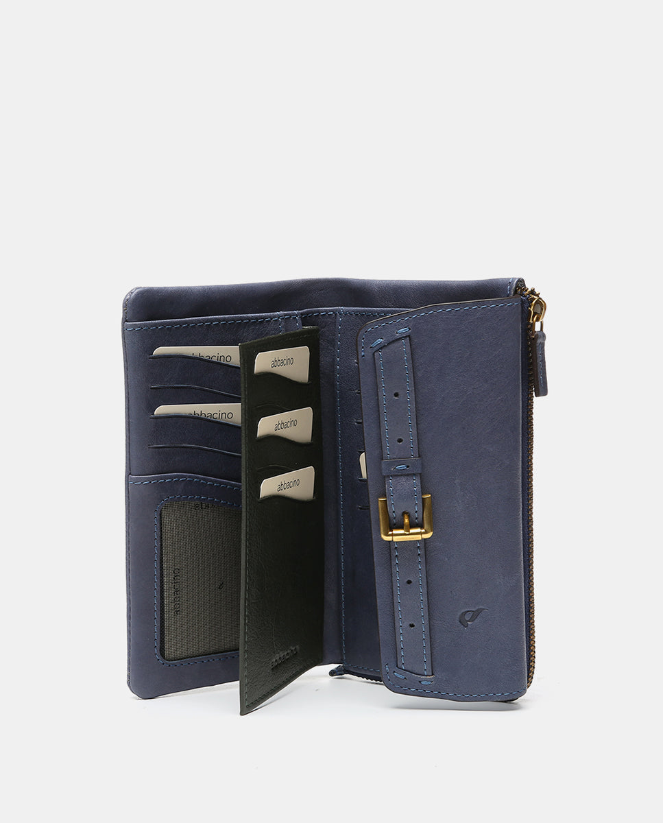 abbacino-cartera-grande-azul-en-piel-con-solapa image 2