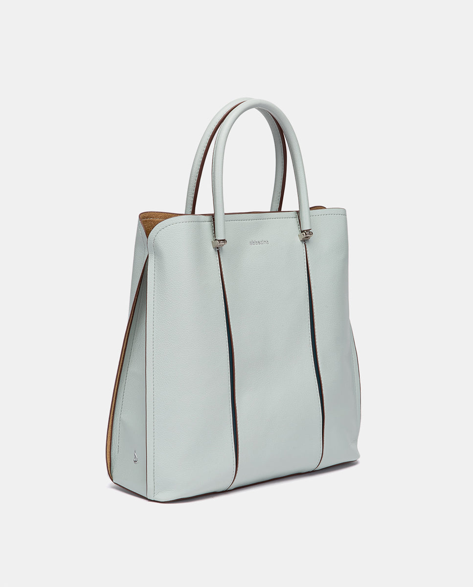 abbacino-bolso-de-mano-azul-shopper-reciclado image 2