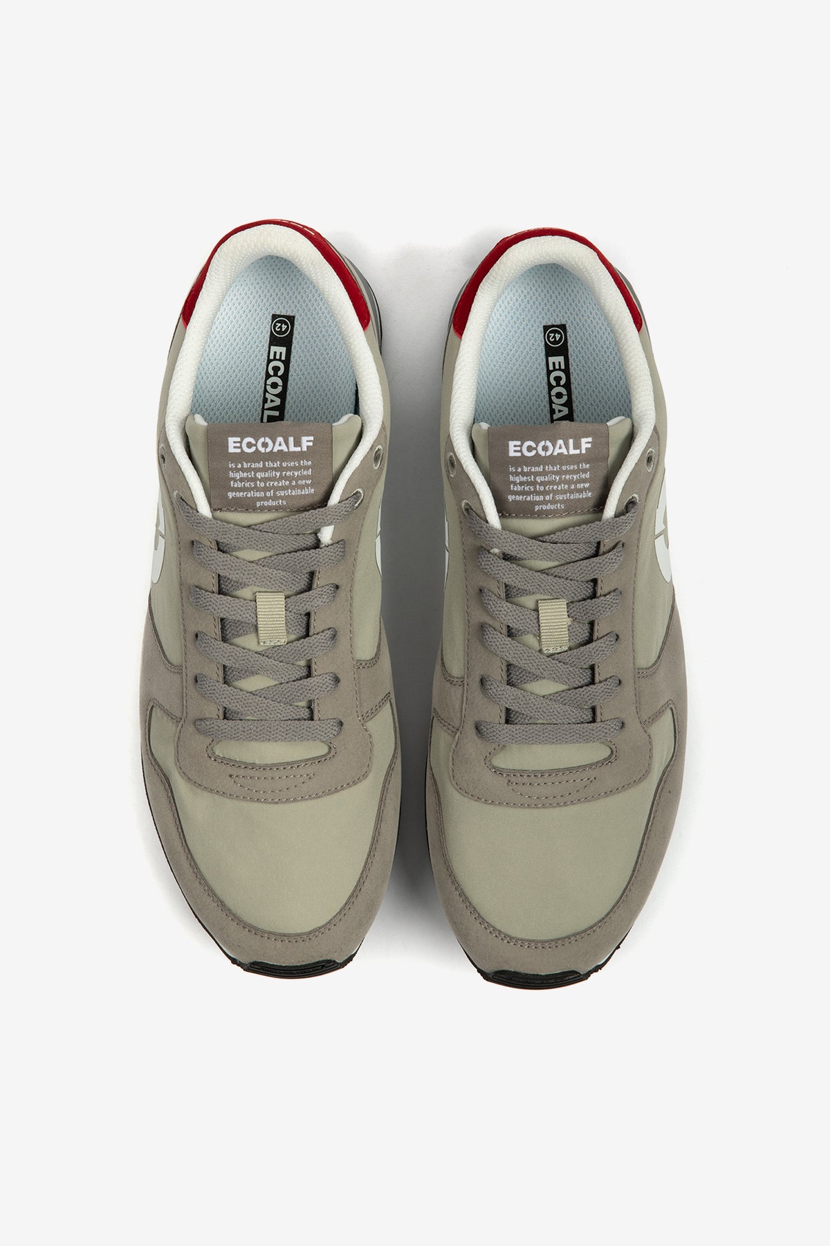 ecoalf-zapatillas-uclaalf-de-hombre-en-gris-claro-poli-ster-100-reciclado image 3