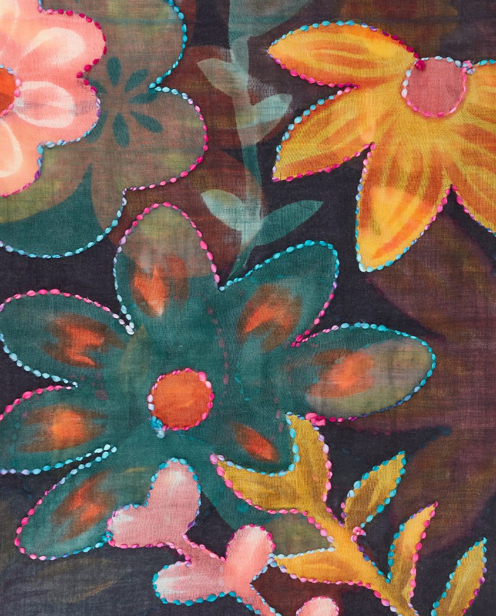 abbacino-pa-uelo-de-lana-estampado-floral-negro-2 image 4