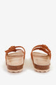 abbacino-sandalia-plana-tiras-triple-hebilla-cognac image 4