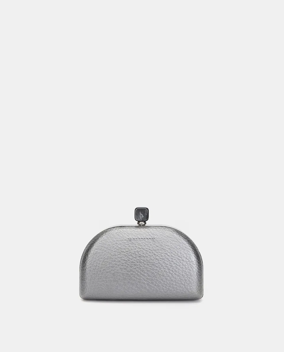 clutch-abbacino-plateado-media-luna-metalizado-fiesta image 1