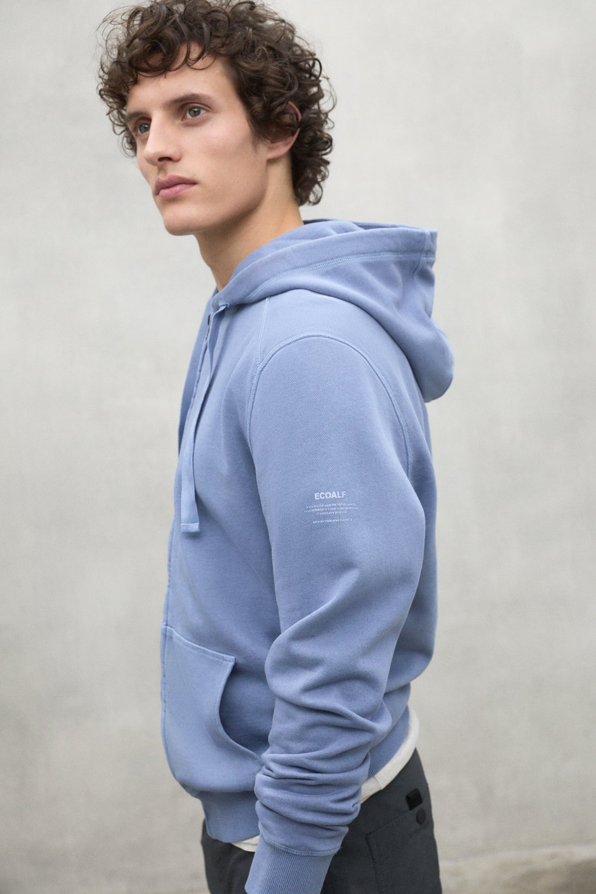 ecoalf-sudadera-rena-azul-de-hombre-cremallera-algod-n-reciclado-fit-regular image 2