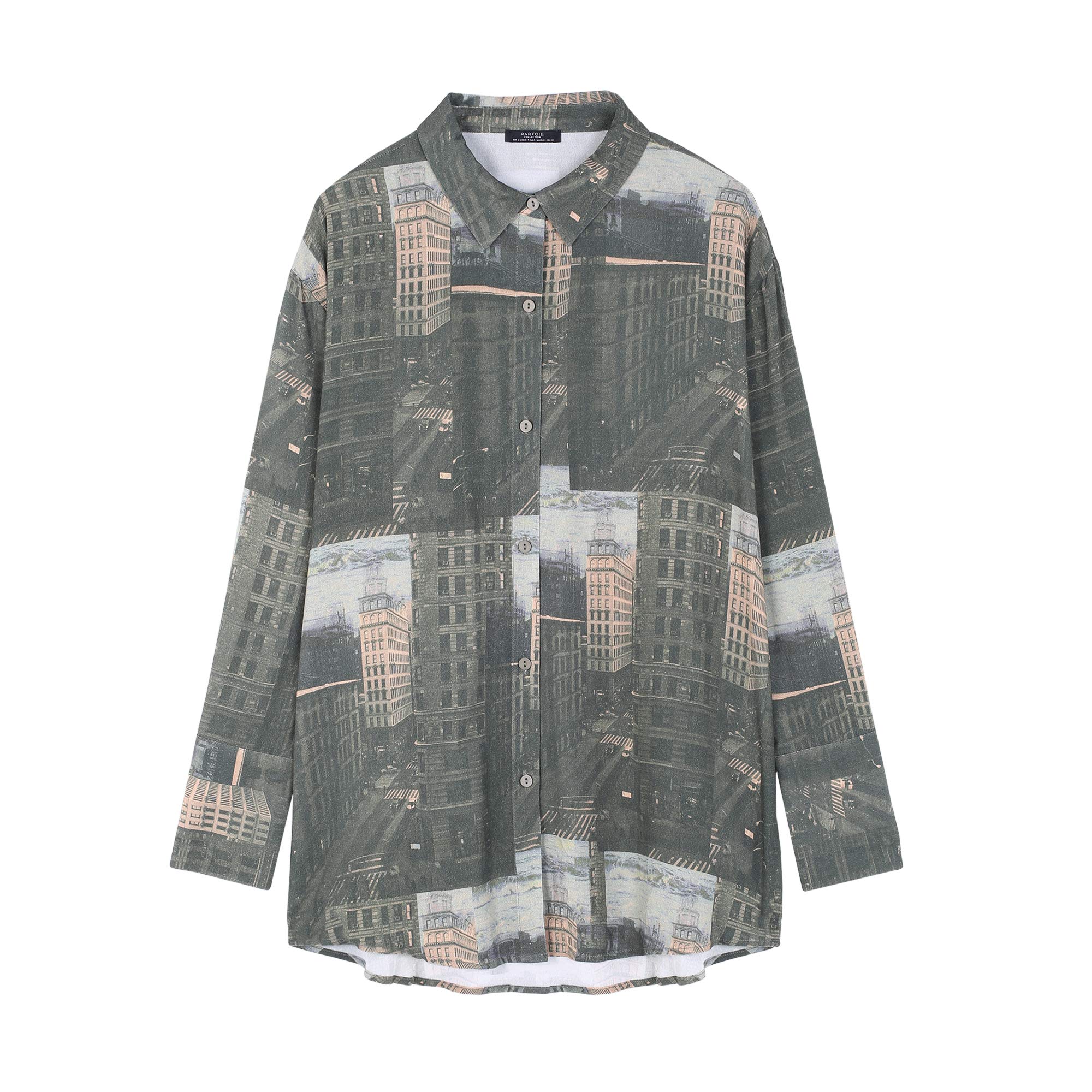 parfois-camisa-oversize-estampada-mujer-fluida image 1