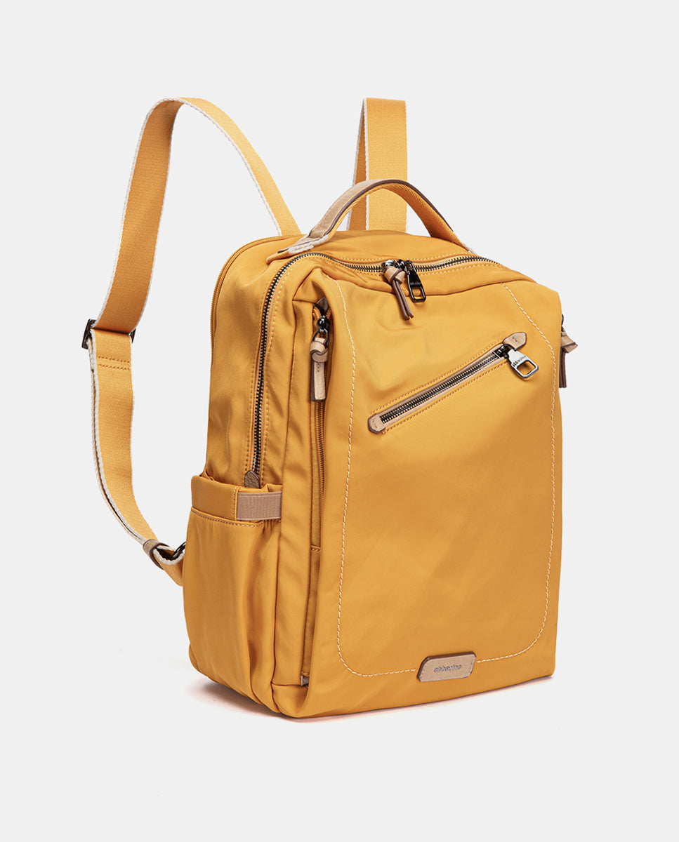 abbacino-mochila-tejido-reciclado-amarilla-sport image 2